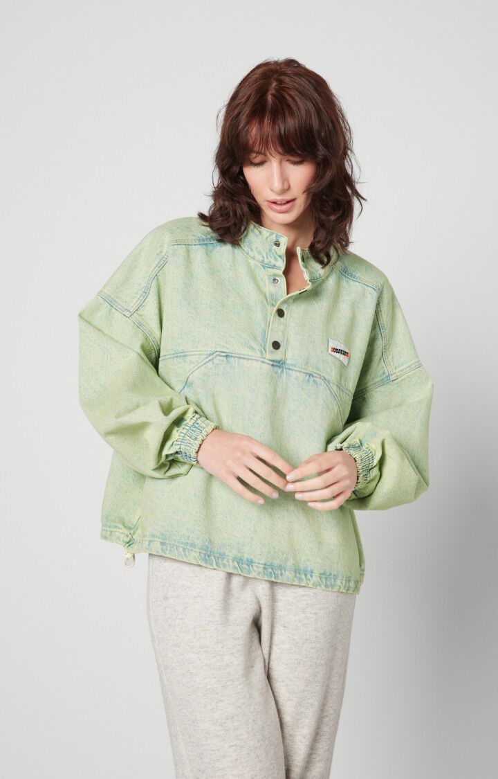 Women's sweatshirt Joybird, OVER DYE GREEN, hi-res-model
