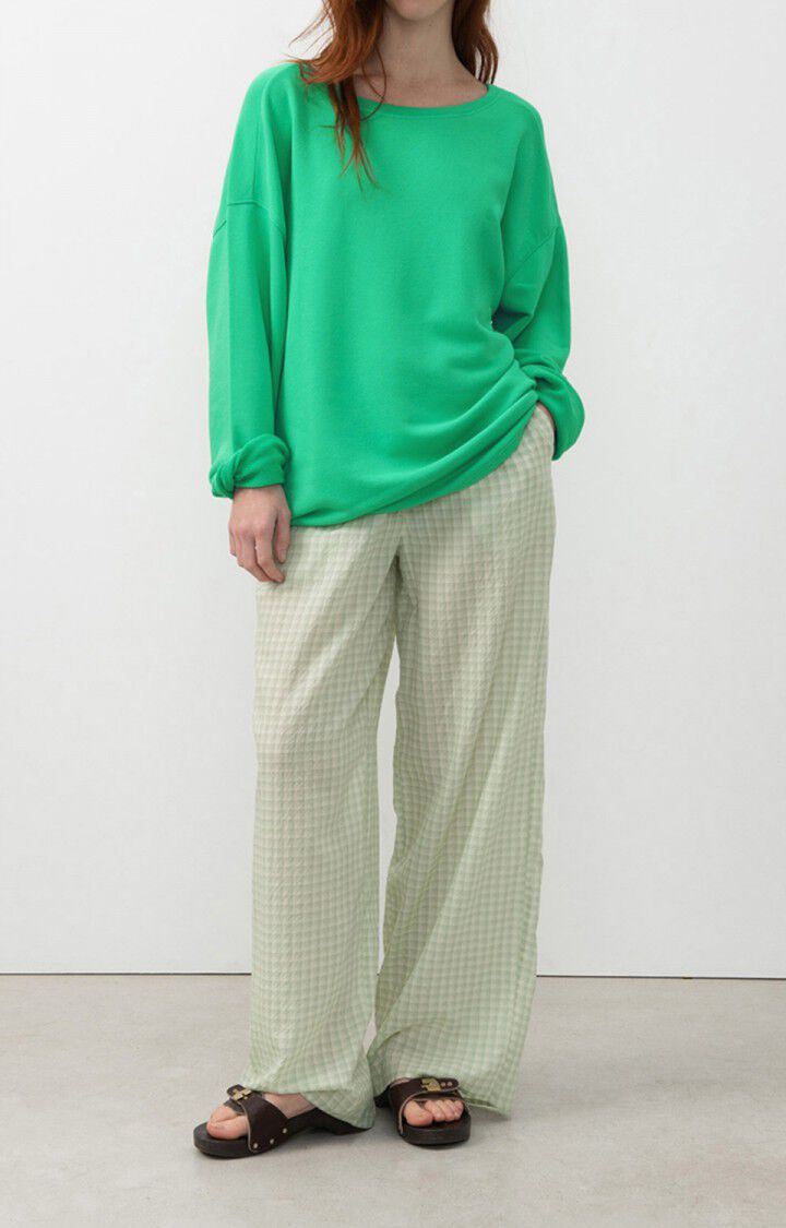 Women's sweatshirt Hapylife - VINTAGE CHLOROPHYLL - Green - XS-S