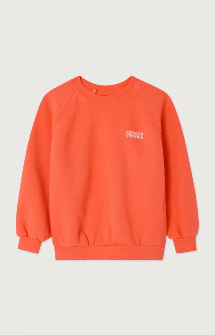Kids' sweatshirt Izubird - VINTAGE MANDARIN TREE - Orange