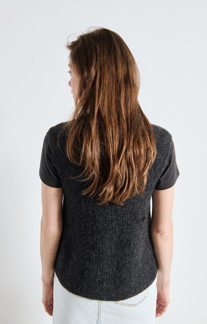 Women's cardigan East, MELANGE CHARCOAL, hi-res-model