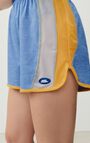 Women's shorts Vamy, TRICOLOR BLUE YELLOW AND GREY, hi-res-model