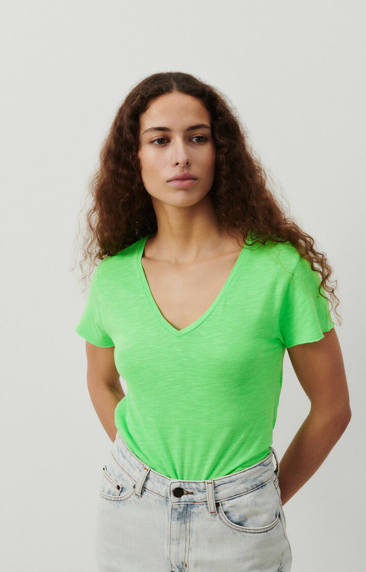 T-shirt femme Jacksonville, VERT FLUO, hi-res-model