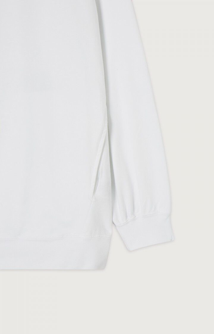 Herren-Sweatshirt Fizvalley - WEISS - Wei&szlig; - S