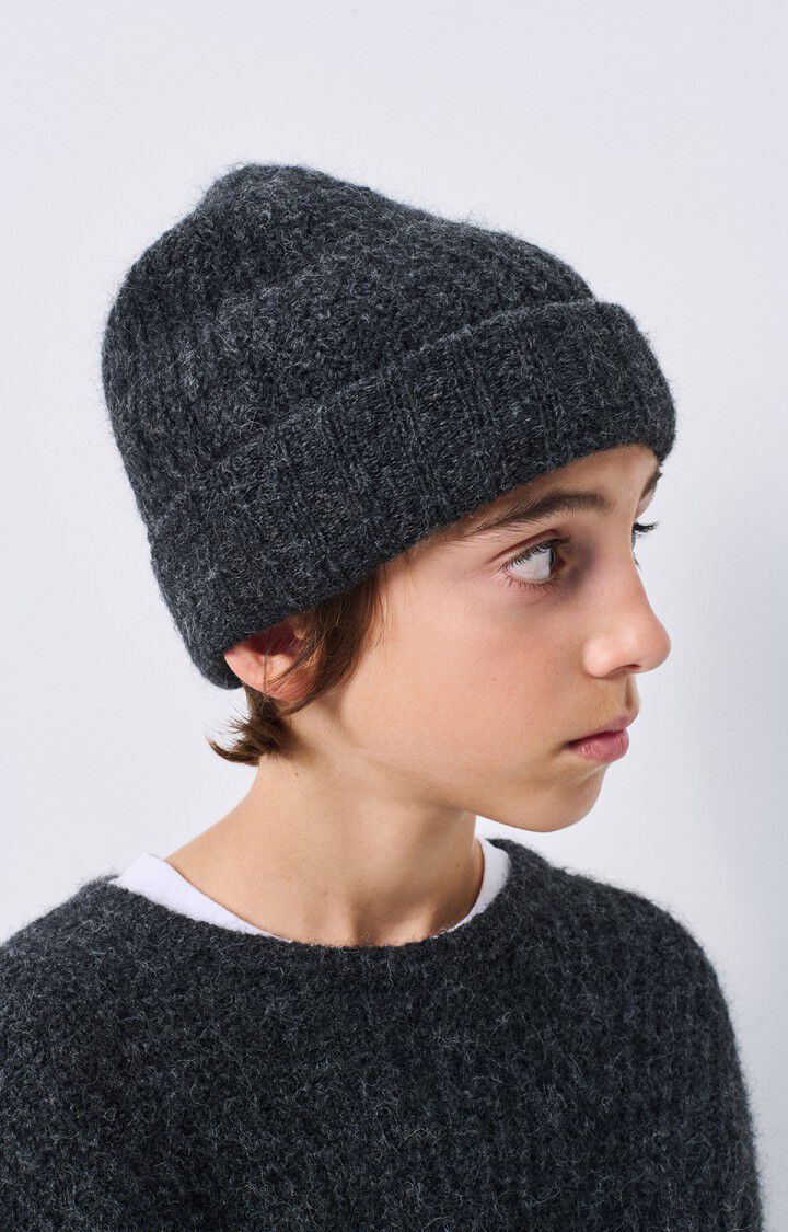 Kid's beanie East, MELANGE CHARCOAL, hi-res-model