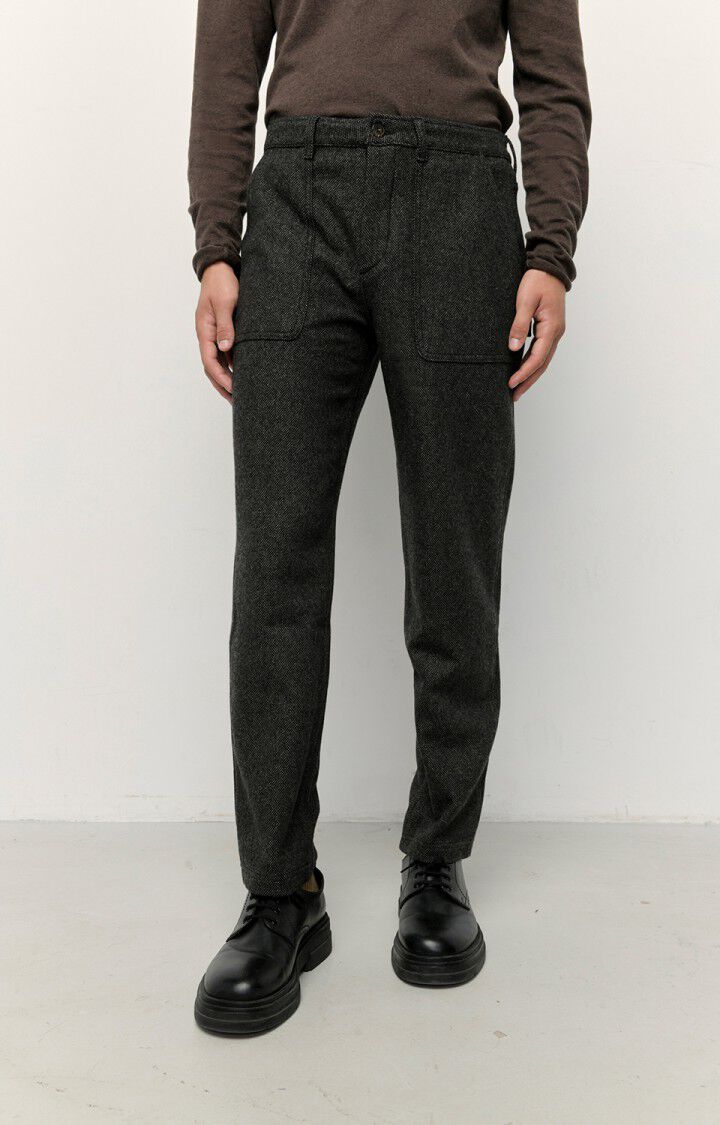 Men's trousers Udytown, MELANGE EBONY, hi-res-model