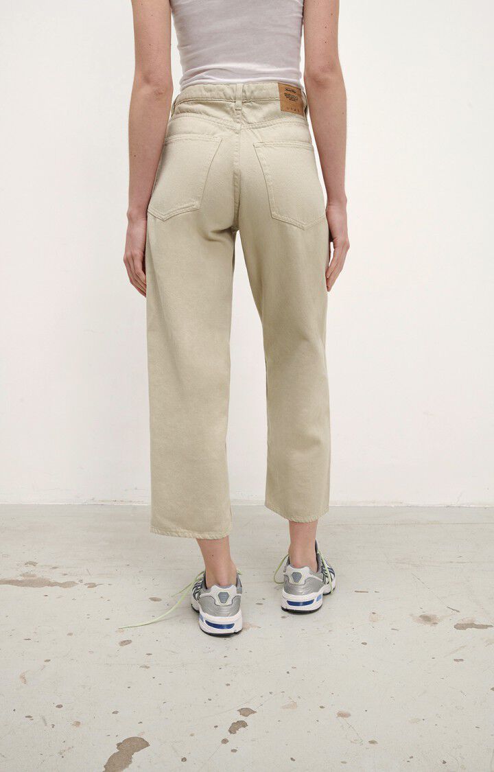 Women's cropped straight leg jeans Tineborow, VINTAGE DUNE, hi-res-model