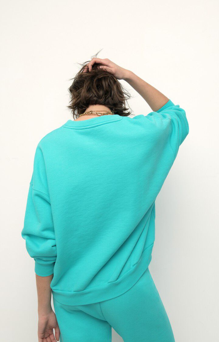 Women's sweatshirt Zutabay, TURQUOISE, hi-res-model