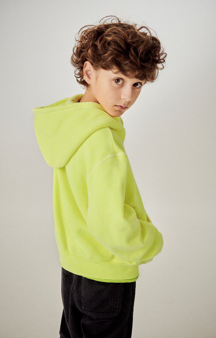 Kid's hoodie Izubird, NEON YELLOW, hi-res-model