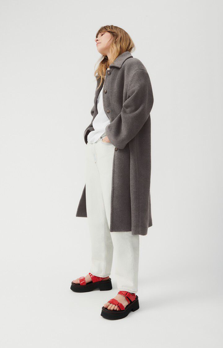 Women's coat Bydrock, MELANGE CHARCOAL, hi-res-model