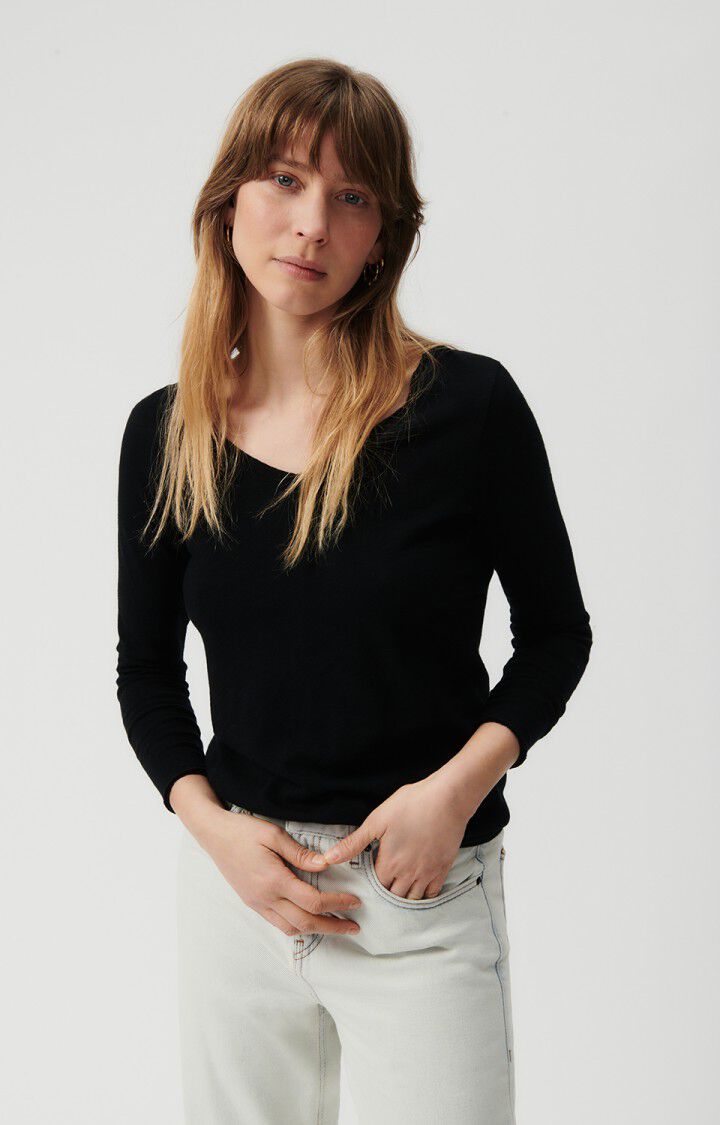 Women's t-shirt Sonoma, BLACK, hi-res-model