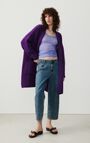 Women's cardigan Zolly, EGGPLANT MELANGE, hi-res-model