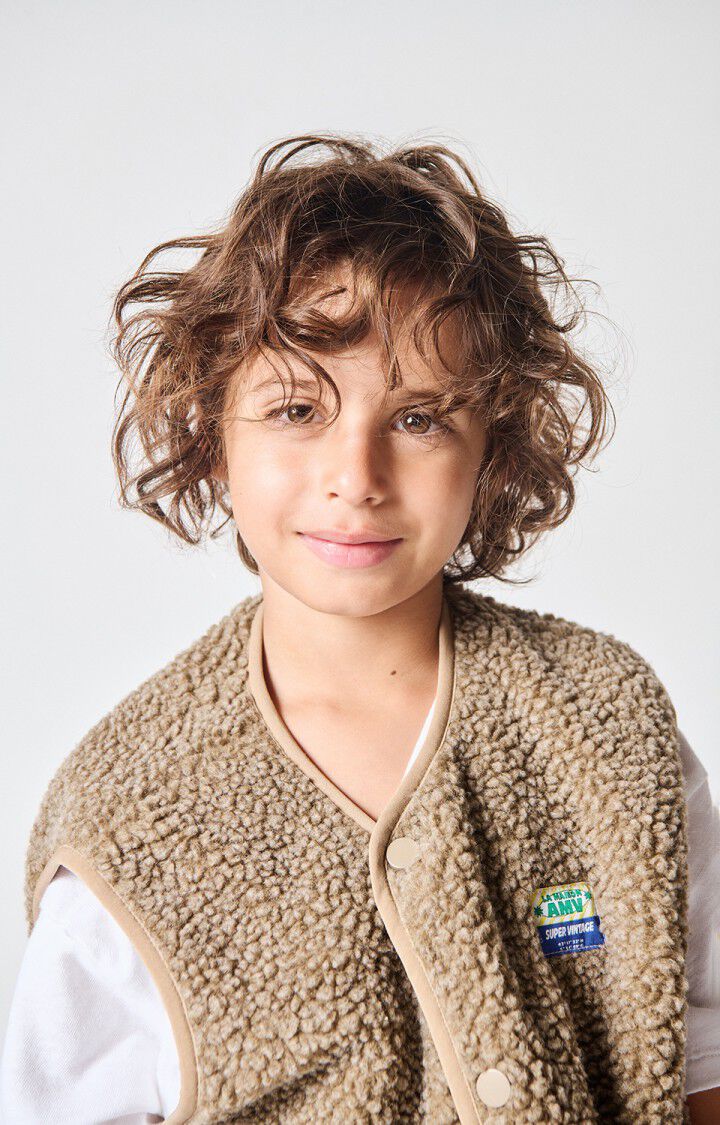 Kids' jacket Hoktown - MELANGE NUTMEG - Brown - XS