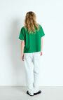 Women's t-shirt Fizvalley - VINTAGE WATERCRESS - Green - S