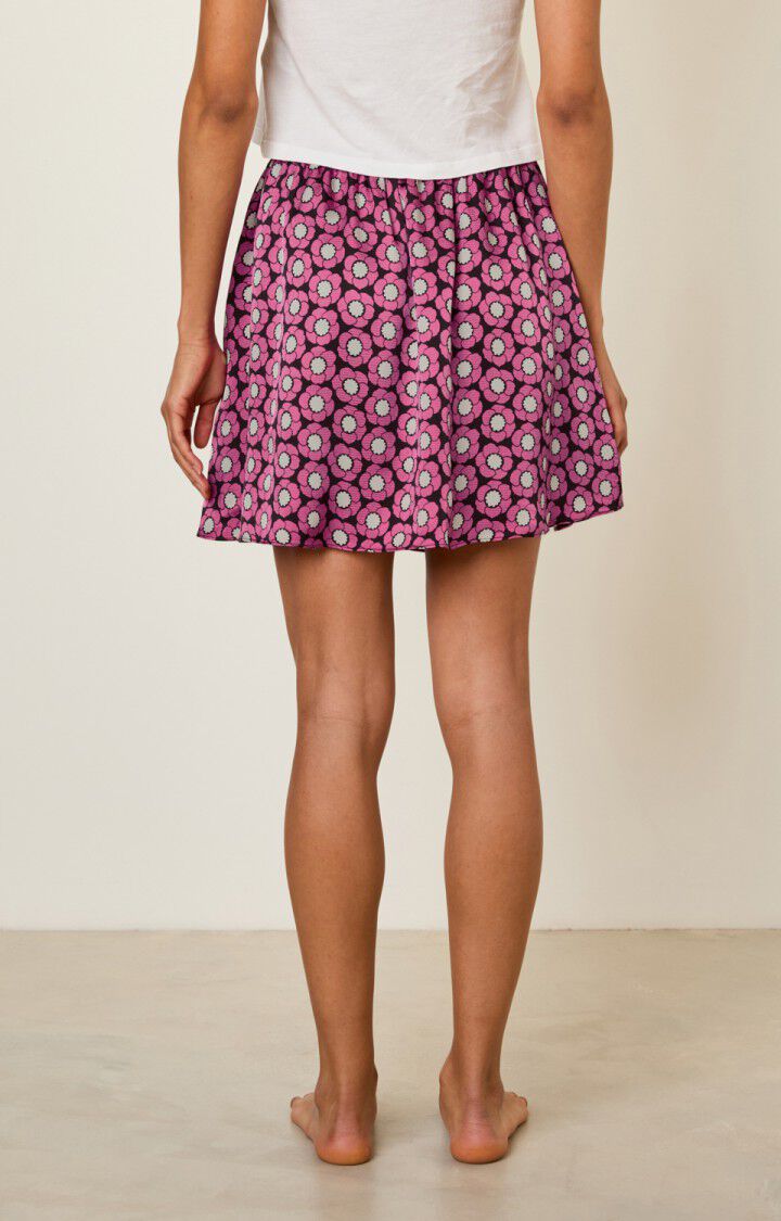 Women's skirt Gintown - SYLVIE - Pink - Blanc - Noir - S