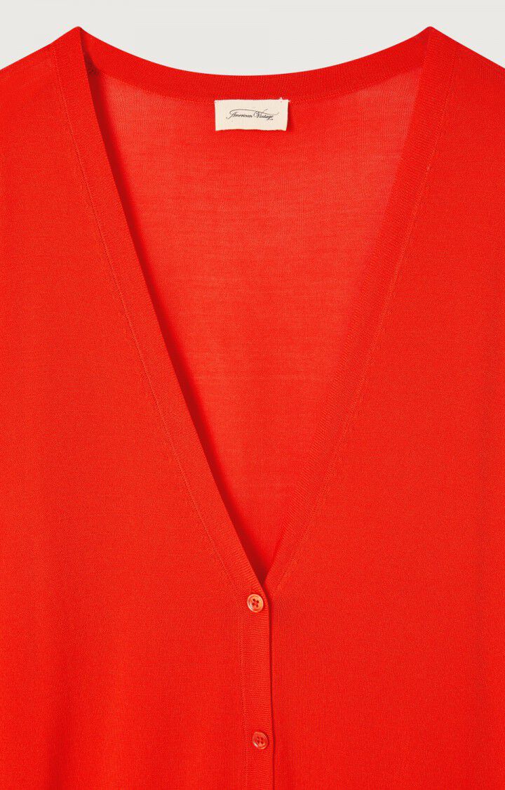 Gilet femme Encastreet - POMME D'AMOUR - Rouge - XS-S