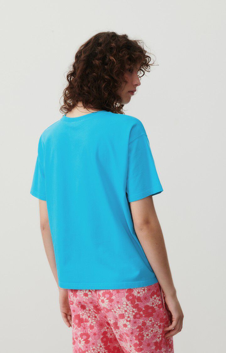 T-shirt femme Fizvalley - JAUNE FLUO 19 Manches courtes Jaune - E24