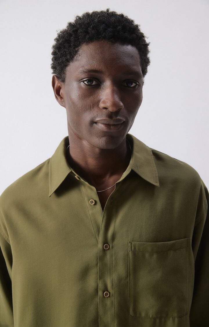 Men's shirt Lanow, ARMY, hi-res-model