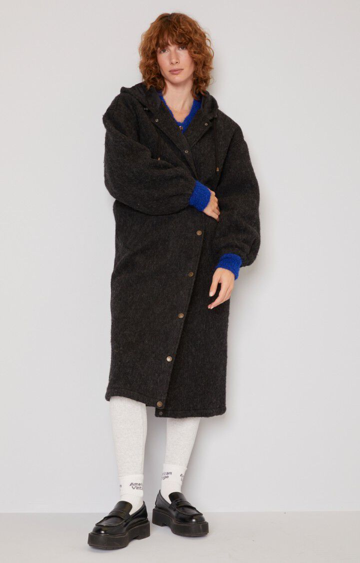 Women's coat Zalirow, MELANGE CHARCOAL, hi-res-model