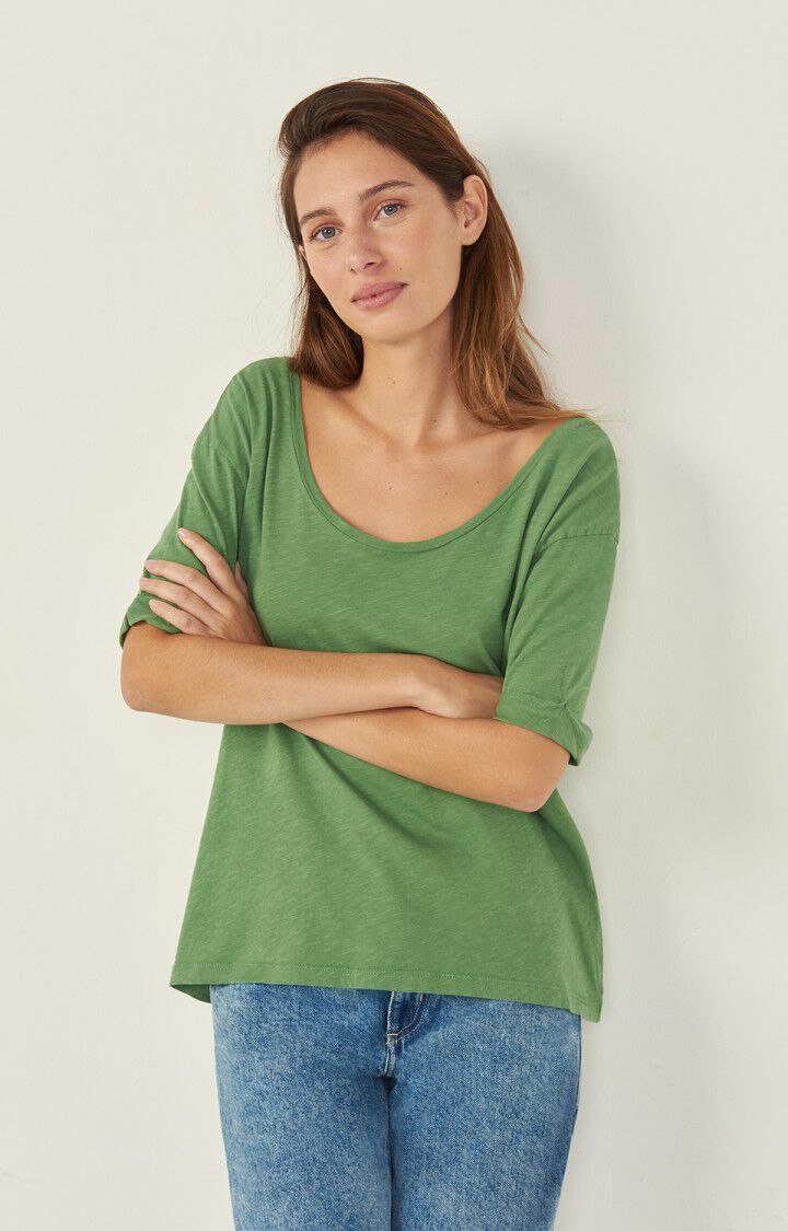 Terug, terug, terug deel Deskundige Gevoelig Women's t-shirt Lirk - VINTAGE CACTUS Green - E21 | American Vintage