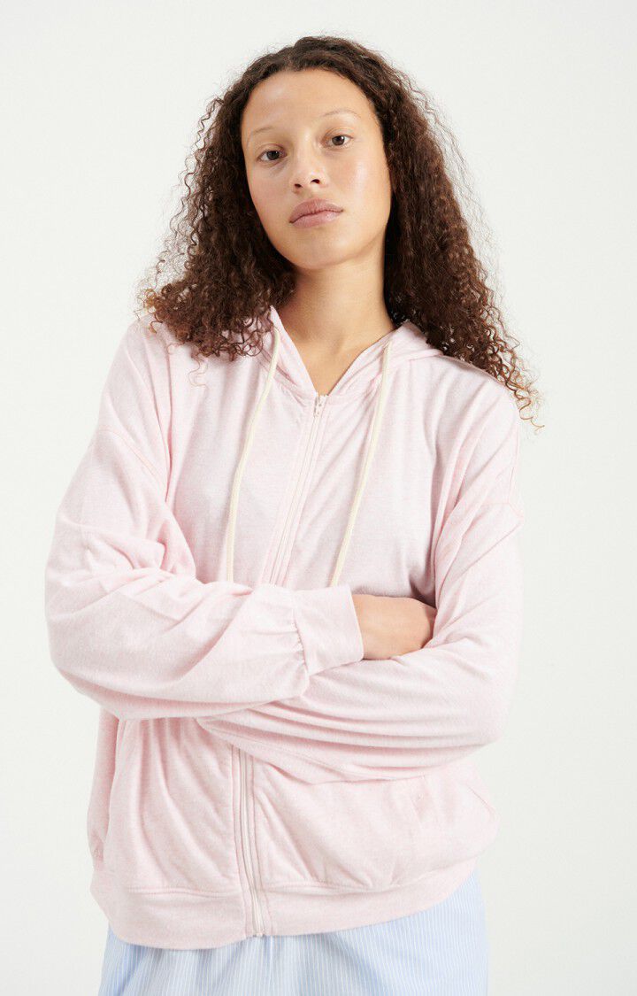 Sweat &agrave; capuche femme Ypawood, GLACAGE CHINE, hi-res-model