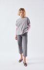 Damen-Gerade crooped-Jjeans Yopday - GRAU VINTAGE - Grau - 24-30