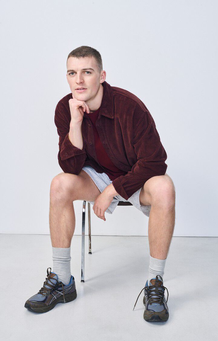 Men's shirt Padow, VINTAGE MAHOGANY, hi-res-model