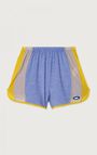 Women's shorts Vamy, TRICOLOR BLUE YELLOW AND GREY, hi-res