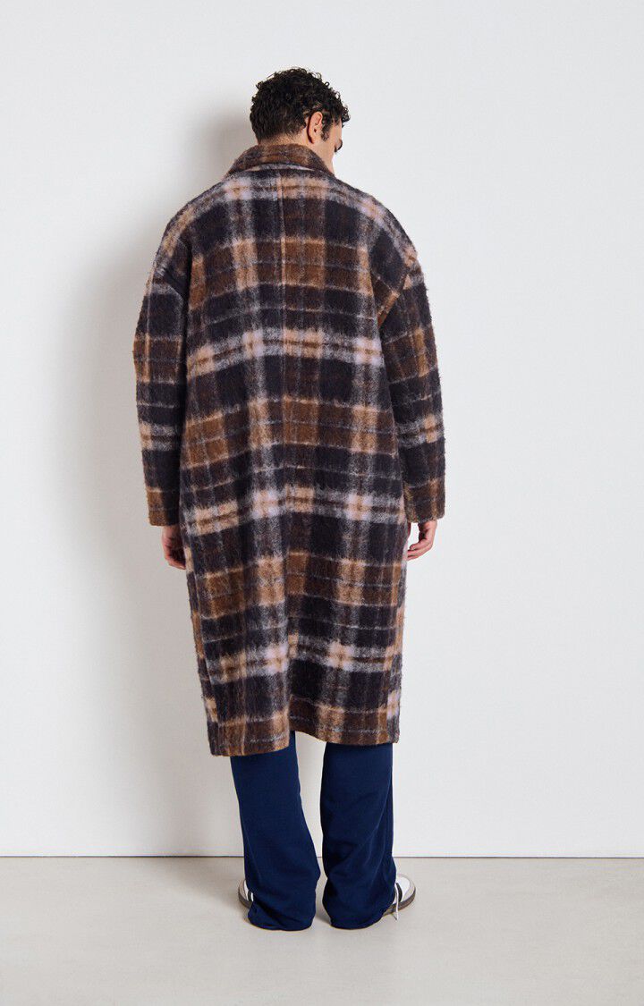 Men's coat Geomark, NAVY TARTAN, hi-res-model