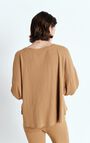 Women's t-shirt Yruki, CAMEL, hi-res-model
