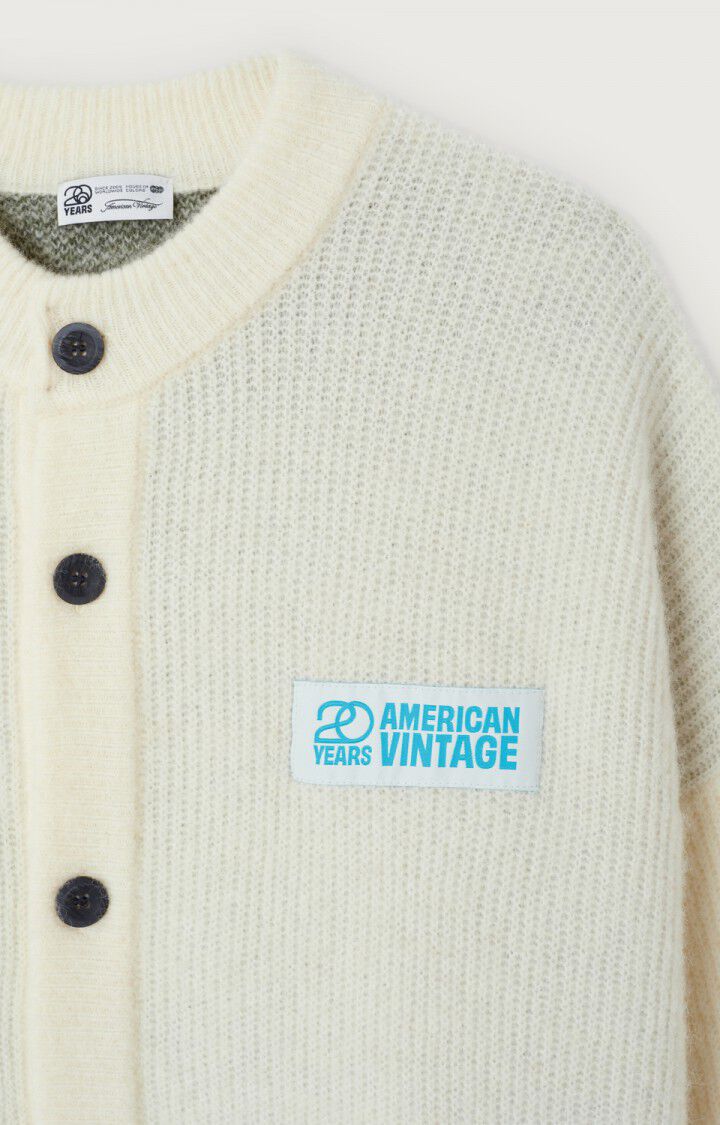 Unisex cardigan Vitow - 20 years, ECRU, hi-res