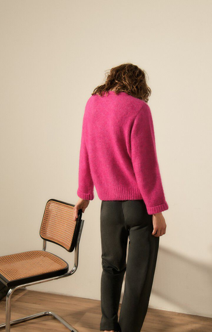 Women's cardigan East, MAGENTA MELANGE, hi-res-model