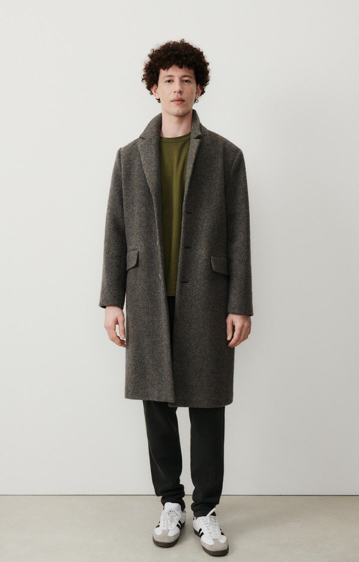 Men's coat Bazybay, MELANGE CHARCOAL, hi-res-model