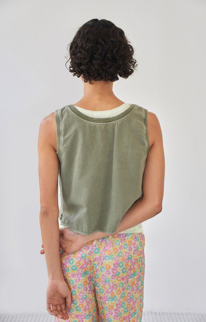 Women&rsquo;s top Lycaz - VINTAGE CLAY - Green - S