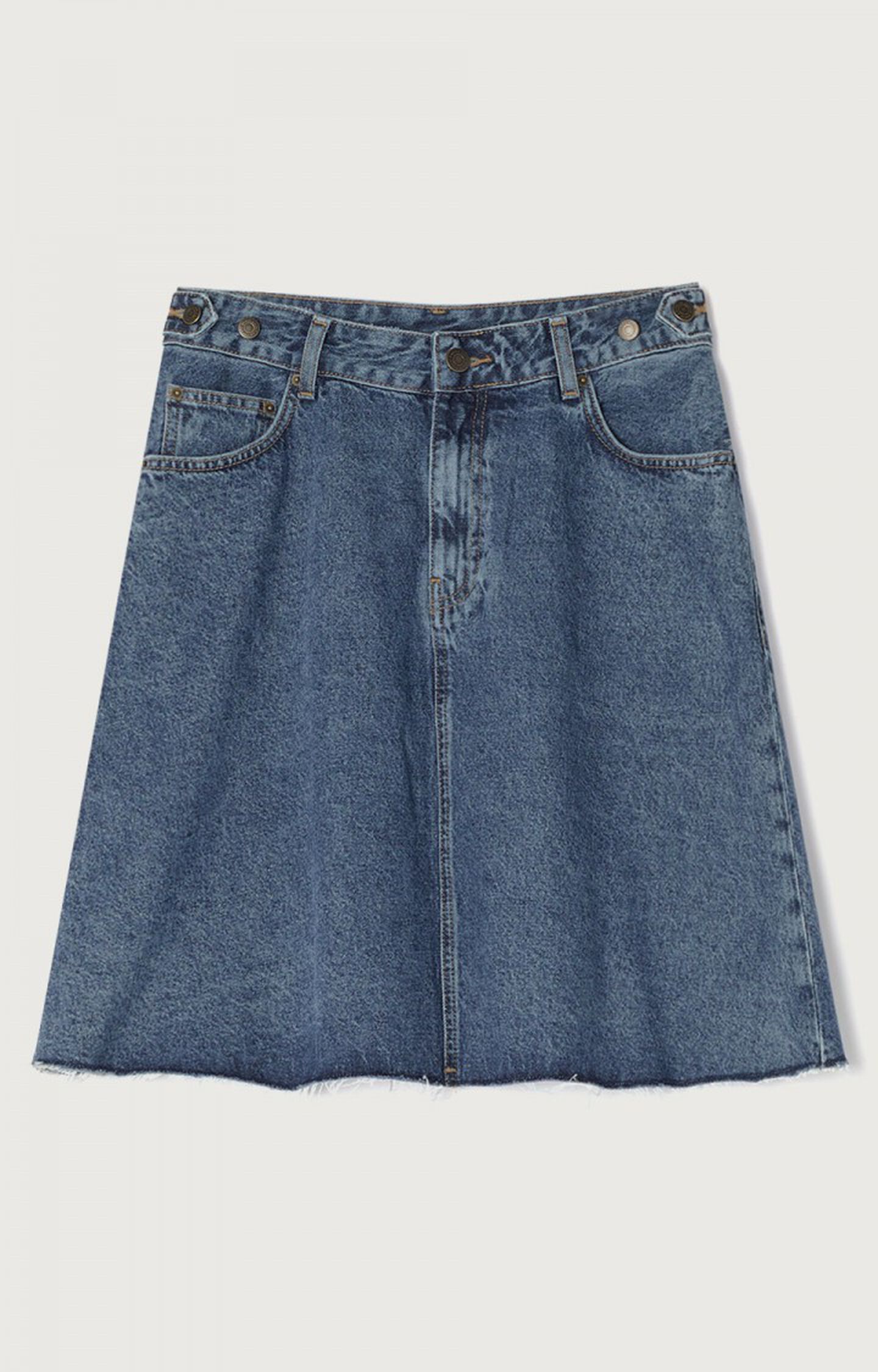 Women's skirt - BLUE STONE Blue - American Vintage