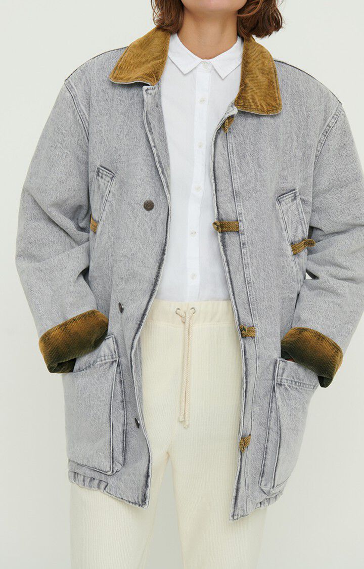 Manteau mixte Tizanie, BLEACHED GREY, hi-res-model