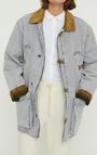 Manteau mixte Tizanie, BLEACHED GREY, hi-res-model