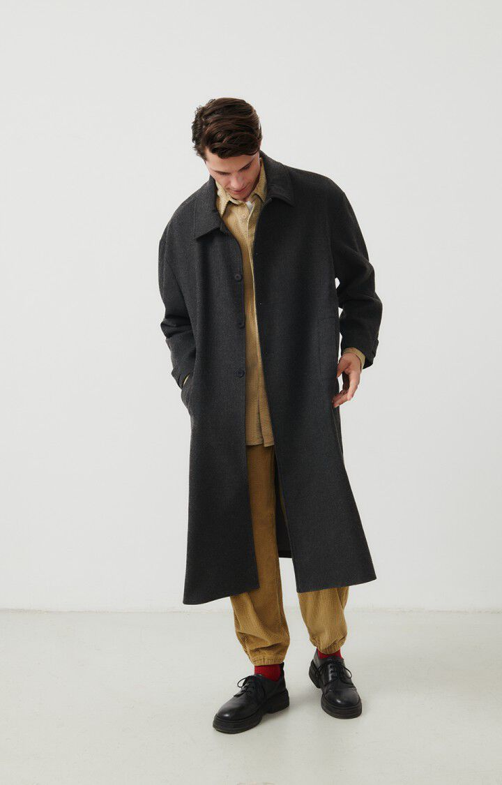 Men's coat Weftown, MELANGE CHARCOAL, hi-res-model