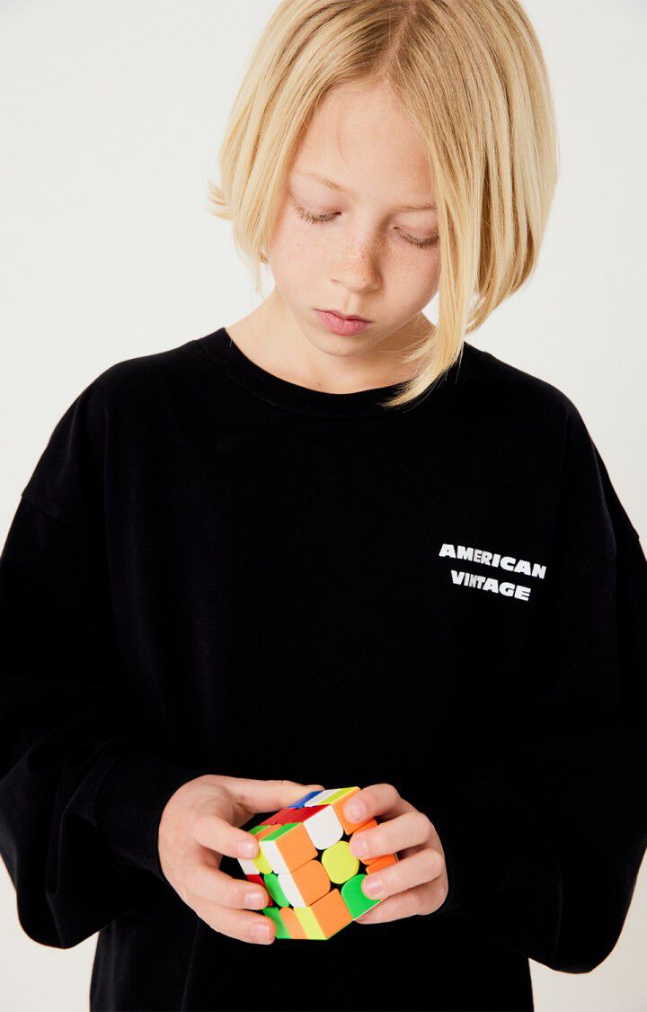 Kids' t-shirt Fizvalley - BLACK - Black - 3