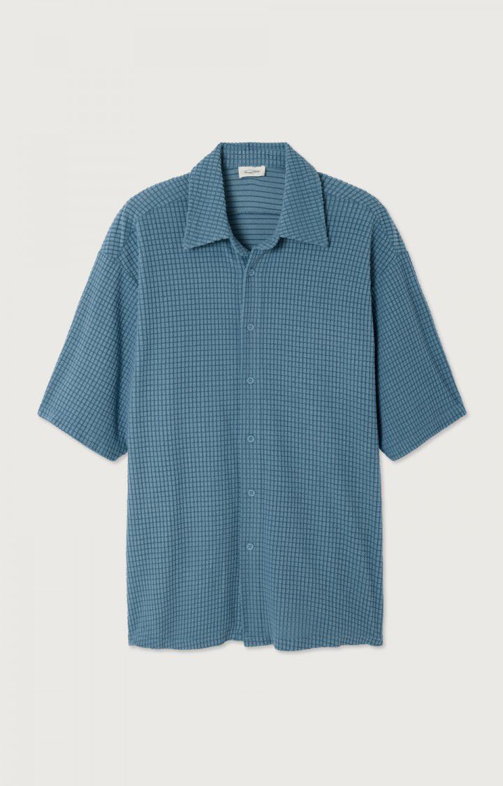 Men's shirt Ryztown - ANTARCTICA - Blue