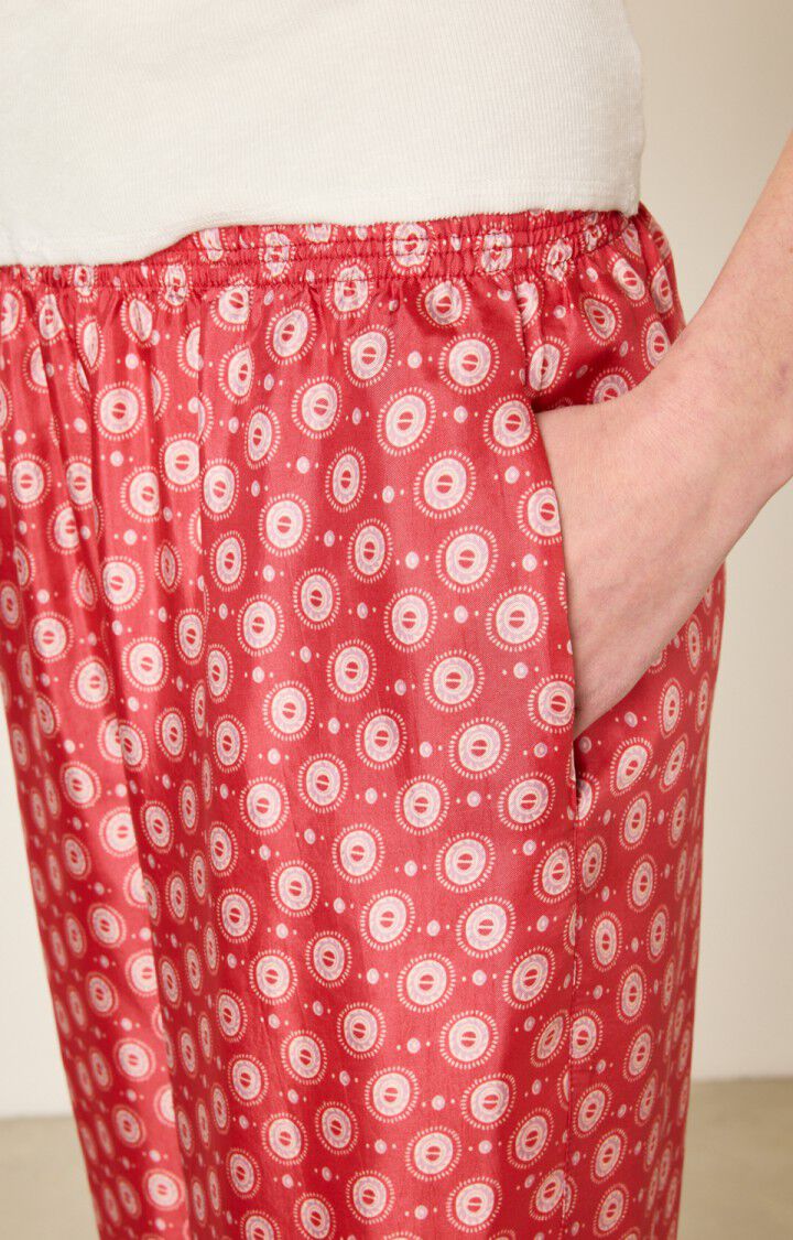 Women's trousers Tainey - JOSETTE - Red - Blanc - S