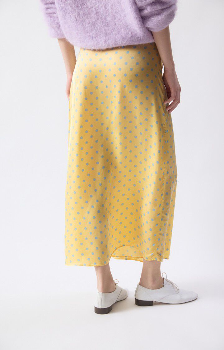 Women's skirt Bovalow - MARTHE - Yellow - Bleu - S