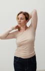 Women's t-shirt Massachusetts, MELANGE CREAM, hi-res-model