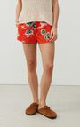 Women's shorts Bygoo - BENY - Red - Vert - Blanc - S