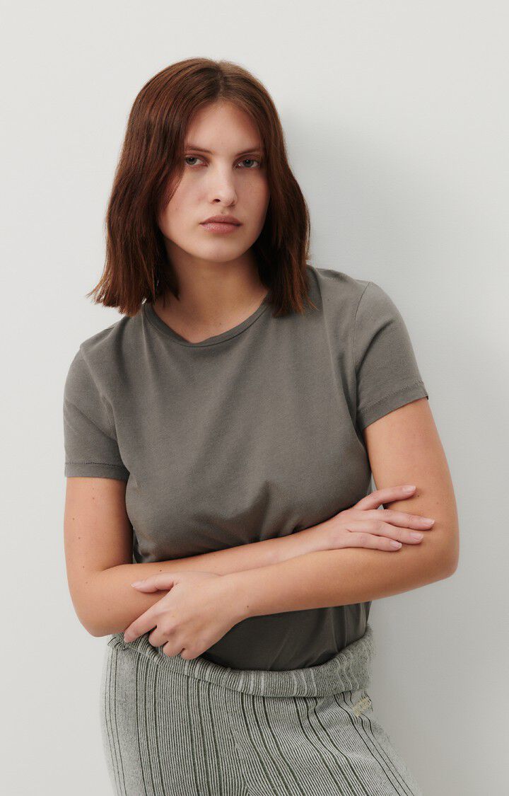 Women's t-shirt Vegiflower - METAL - Grey