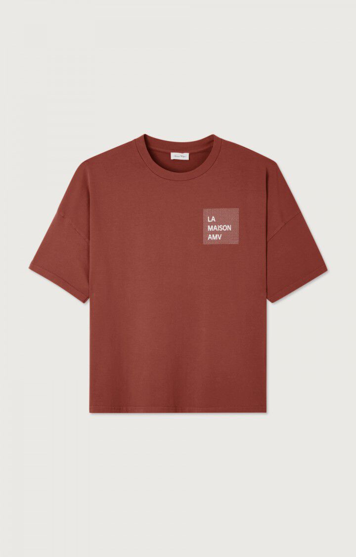 T-shirt mixte Fizvalley, CHATAIGNIER, hi-res