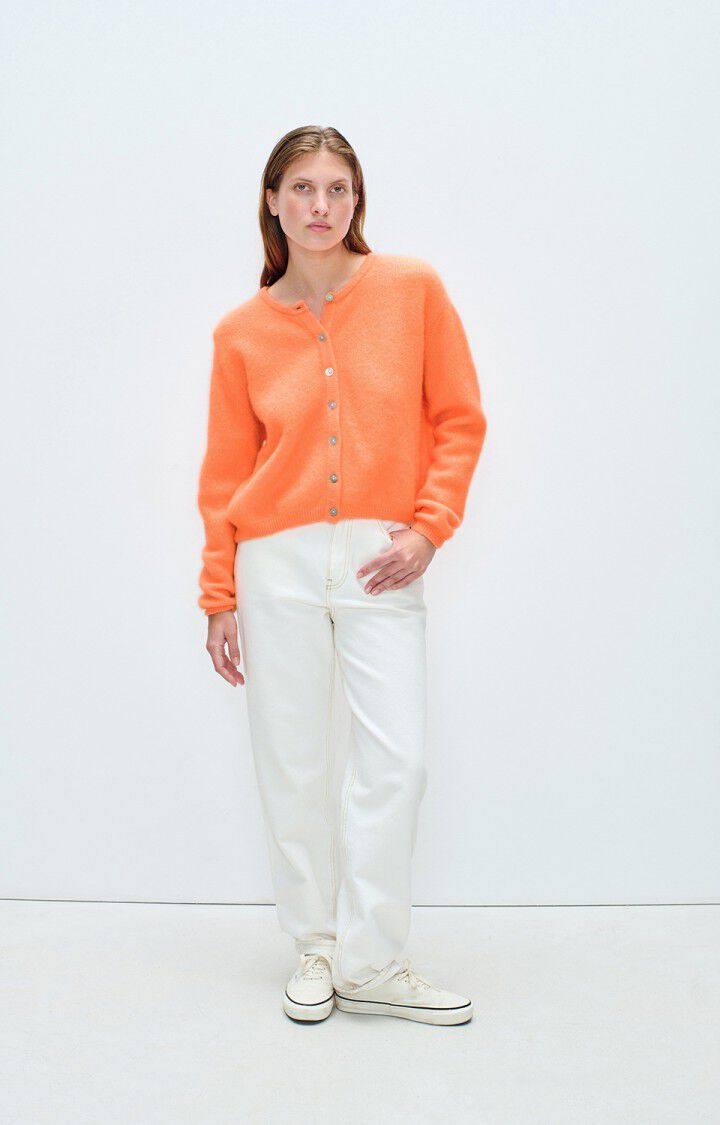 Women's cardigan Vitow, FLUORESCENT ORANGEADE, hi-res-model