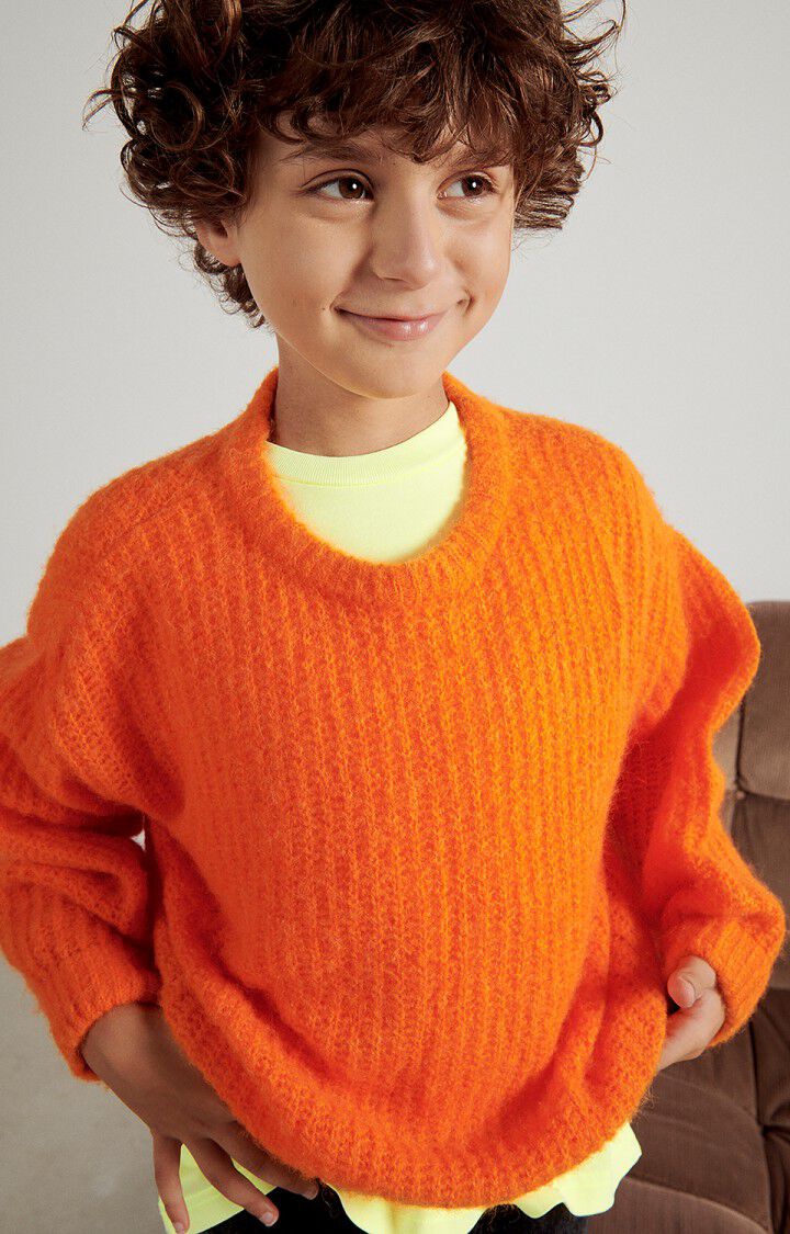 Kid's jumper East, FLUORESCENT ORANGE, hi-res-model