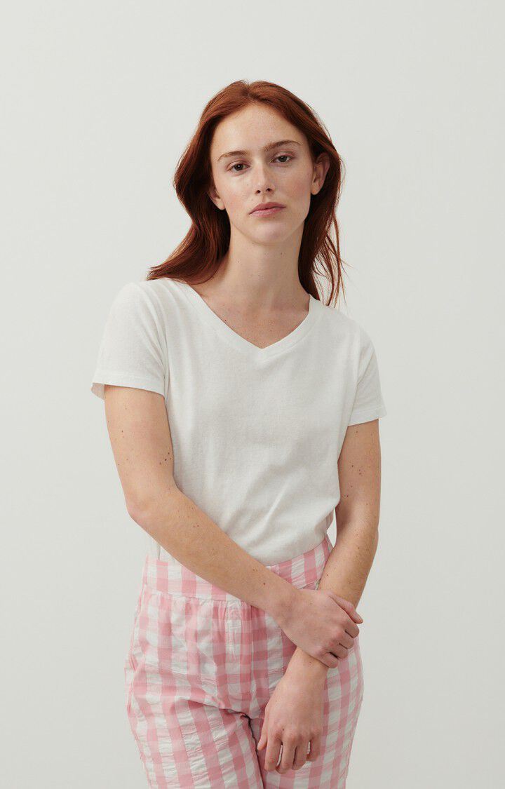 Damen-T-Shirt Gamipy, WEISS, hi-res-model