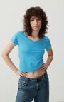 T-shirt femme Aksun, BLEU AZUR VINTAGE, hi-res-model